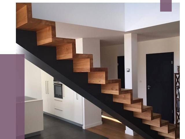 Изготовление деревянных лестниц в Сосногорске от 87686 руб. | ПРОЛЁТ-Сно