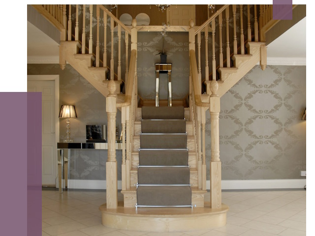 Монтаж деревянных лестниц в Сосногорске от 7685 руб. 