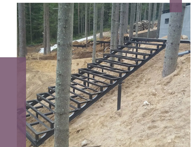 Монтаж металлических лестниц в Сосногорске от 13669 руб. 