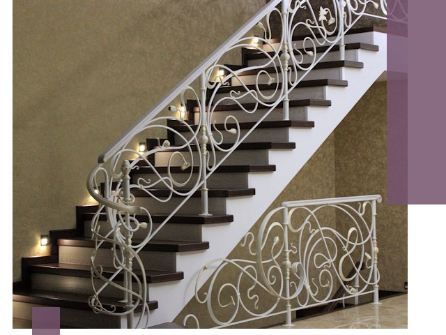 Кованые лестницы под ключ в Сосногорске — изготовление и монтаж