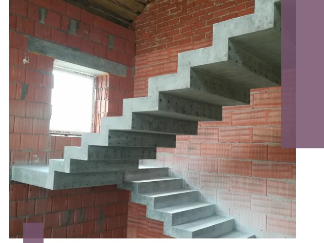 Бетонные лестницы под ключ в Сосногорске: монтаж, демонтаж, ремонт