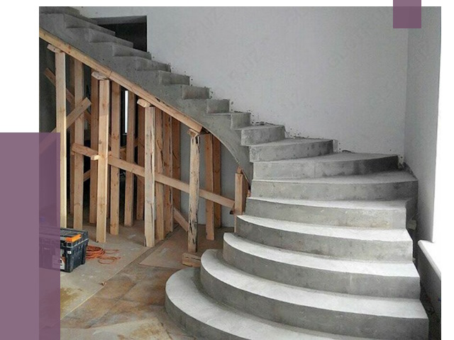 Изготовление бетонных лестниц под ключ в Сосногорске от 20116 руб. | ПРОЛЁТ-Сно