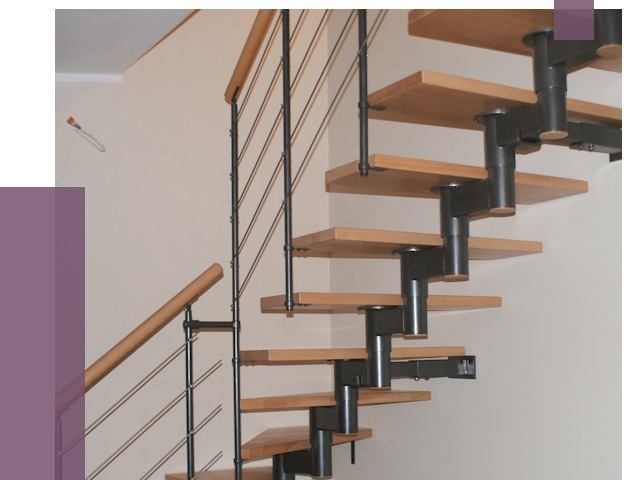 Изготовление модульных лестниц в Сосногорске от 11606 руб. 