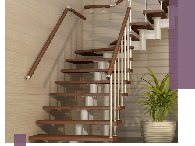 Изготовление модульных лестниц под ключ в Сосногорске