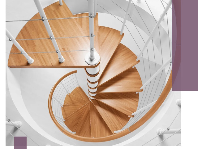 Изготовление винтовых лестниц под ключ в Сосногорске