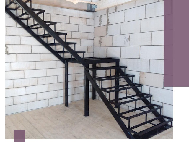 Лестницы на металлокаркасе под ключ в Сосногорске — изготовление и монтаж