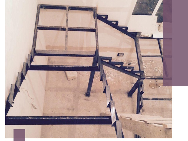 Монтаж лестниц на металлокаркасе в Сосногорске быстро и качественно