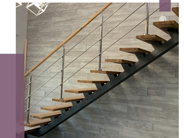 Изготовление лестниц на монокосоуре в Сосногорске от 76854 руб. 