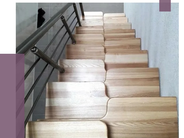 Лестницы гусиный шаг в Сосногорске от 13153 руб. под ключ | ПРОЛЁТ-Сно