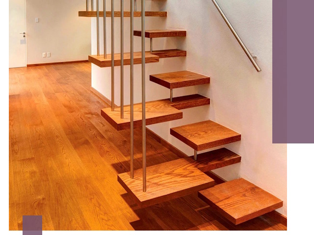 Лестницы «гусиный шаг» на заказ в Сосногорске для узких пространств