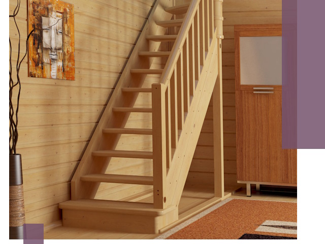 Лестницы эконом класса под ключ в Сосногорске — недорого и быстро