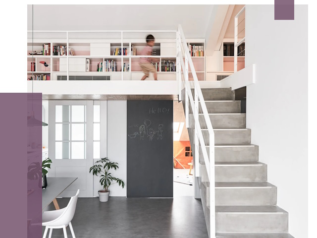 Лестницы для двухуровневой квартиры в Сосногорске от 177951 руб. | ПРОЛЁТ-Сно