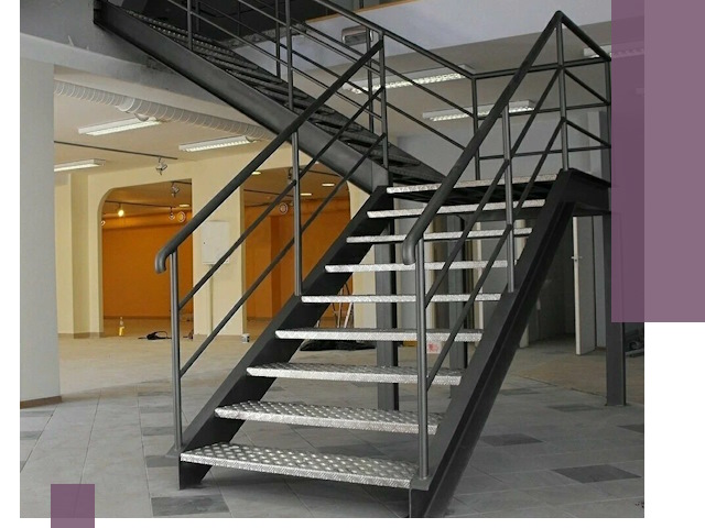 Лестницы для офиса в Сосногорске: изготовление, монтаж, демонтаж