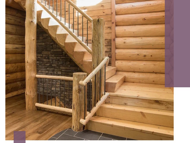 Лестницы в баню под заказ и профессиональный монтаж в Сосногорске