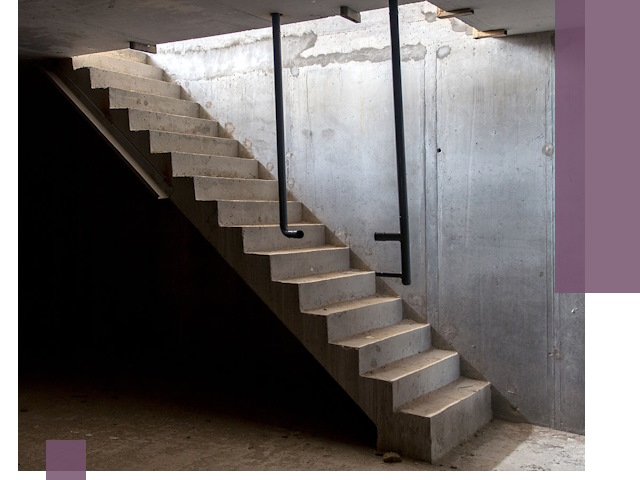 Изготовление и монтаж лестниц в подвале в Сосногорске