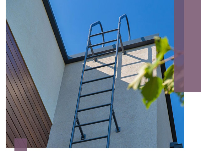 Лестницы на крышу в Сосногорске — изготовление, монтаж, демонтаж