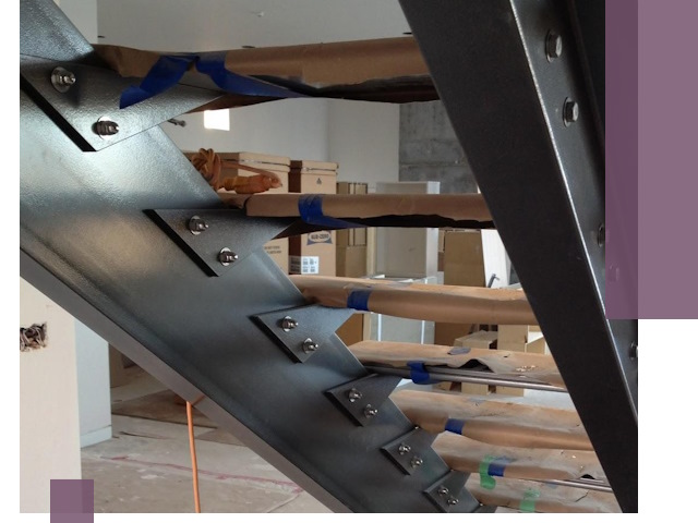 Усиление лестничных конструкций и усиление опор в Сосногорске