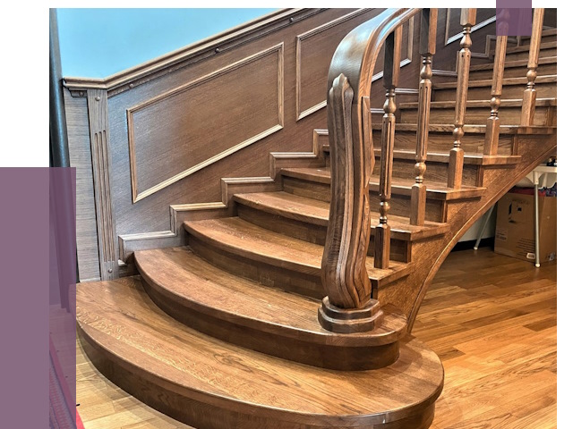 Дубовые лестницы под ключ в Сосногорске от 177951 руб. — ПРОЛЁТ-Сно
