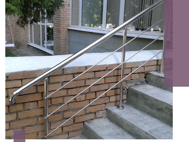 Перила из нержавеющей стали высокого качества в Сосногорске