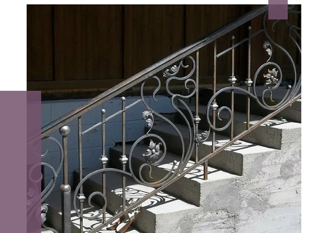 Кованые перила в Сосногорске от 8769 руб. под ключ — качество от ПРОЛЁТ-Сно