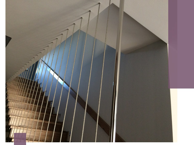 Тросовые перила под ключ в Сосногорске — производство и монтаж