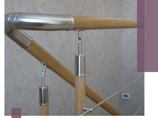 Комбинированные перила на заказ в Сосногорске — монтаж и производство