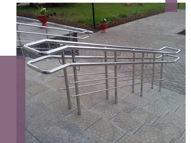 Перила для инвалидов в Сосногорске от 7654 руб. под ключ | ПРОЛЁТ-Сно