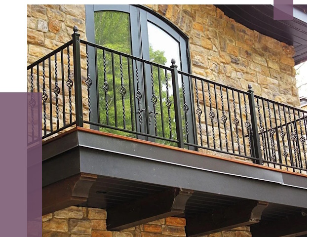 Балконные ограждения в Сосногорске от 8098 руб. — купить | ПРОЛЁТ-Сно