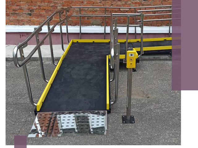 Изготовление наклонных пандусов для инвалидов в Сосногорске