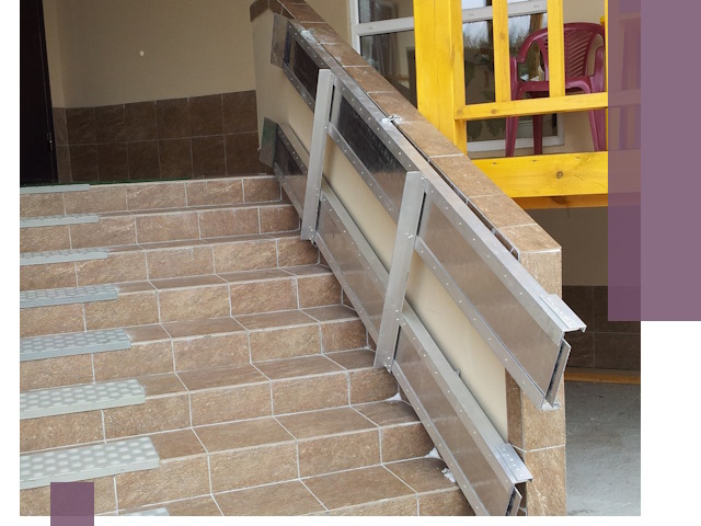 Откидные пандусы под ключ в Сосногорске — монтаж и демонтаж