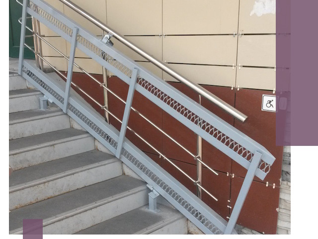 Изготовление откидных пандусов под ключ в Сосногорске