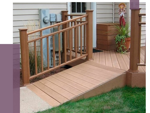 Пандус на крыльцо в Сосногорске под ключ от 7840 руб. 