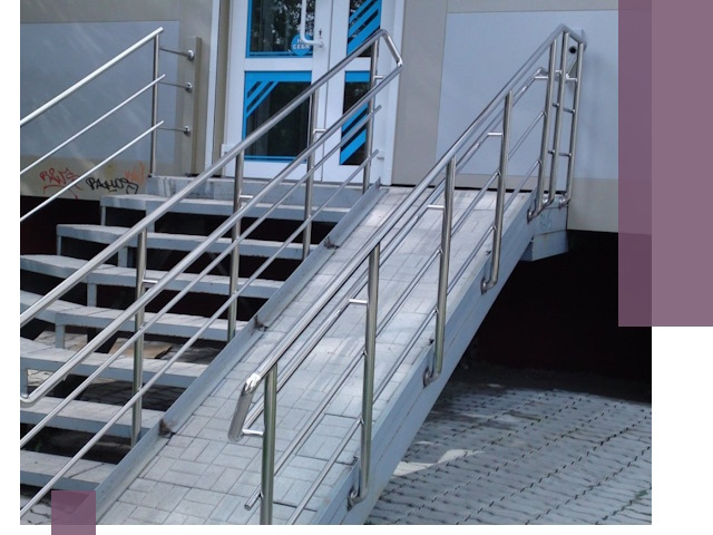 Пандус на крыльцо под ключ в Сосногорске: монтаж и изготовление