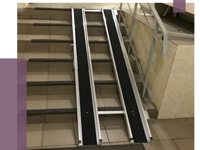 Установка пандуса в подъезд в Сосногорске от 8046 руб. под ключ | ПРОЛЁТ-Сно