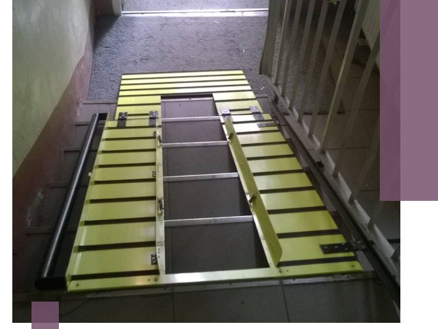 Профессиональный монтаж пандуса в подъезд в Сосногорске