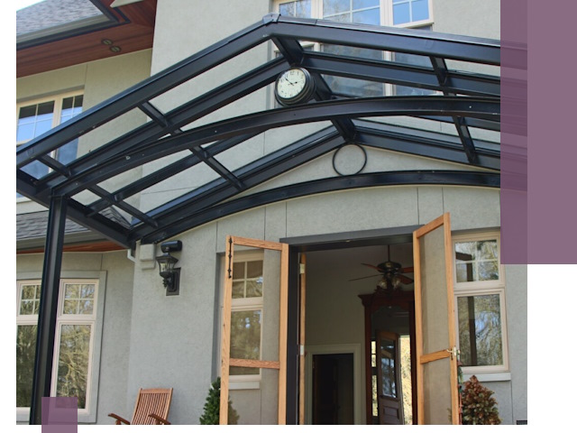 Изготовление и монтаж навесов и козырьков в Сосногорске