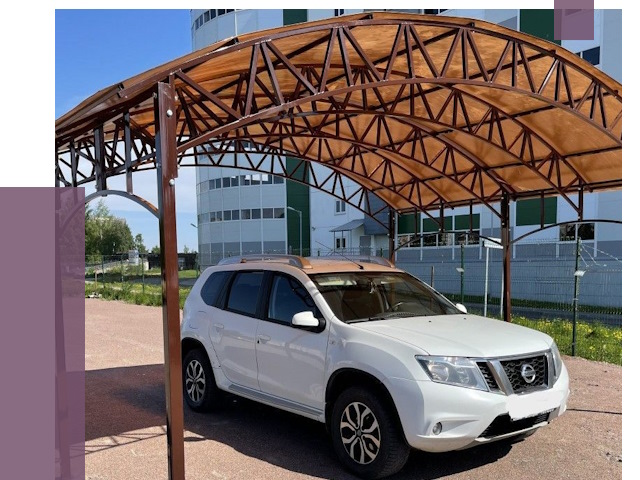 Недорогие навесы в Сосногорске от 43327 руб.  | ПРОЛЁТ-Сно