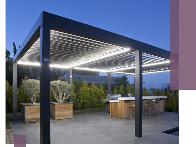 Навесы отдельно стоящие под ключ в Сосногорске из металла и поликарбоната