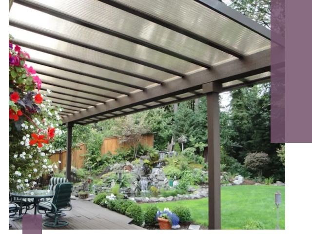 Навесы из поликарбоната под ключ в Сосногорске быстро и надёжно