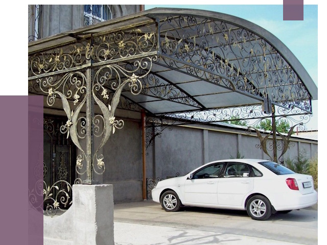 Кованые навесы в Сосногорске от 14700 руб. | ПРОЛЁТ-Сно