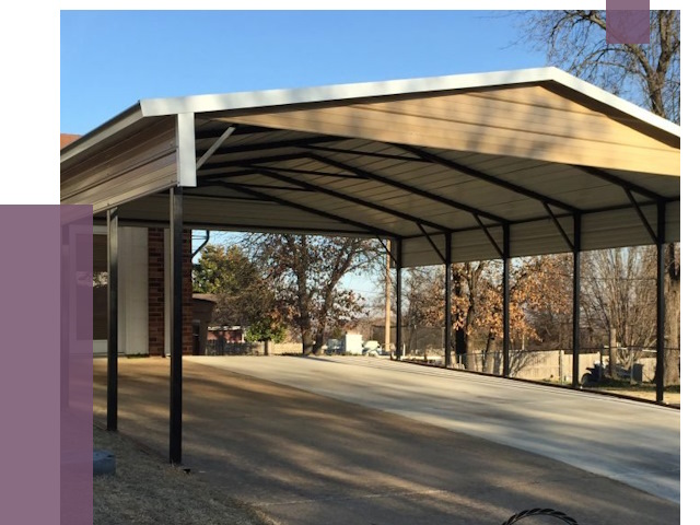 Двускатные навесы в Сосногорске от 8098 руб. | ПРОЛЁТ-Сно