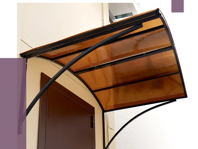 Недорогие козырьки в Сосногорске от 7654 руб.  | ПРОЛЁТ-Сно