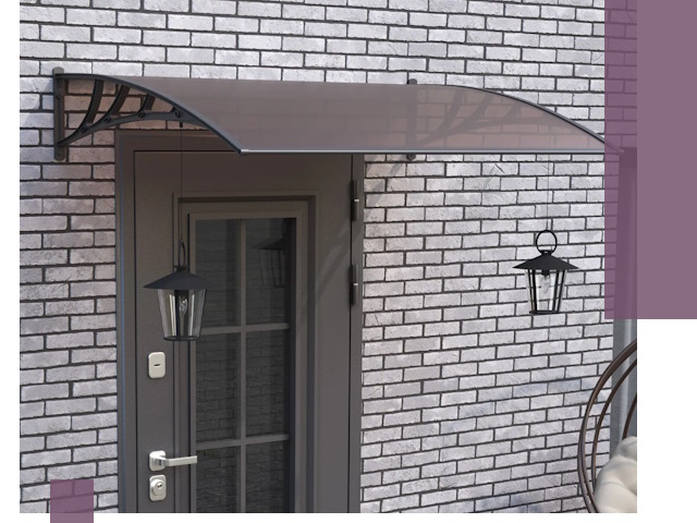 Недорогие козырьки и навесы под ключ в Сосногорске