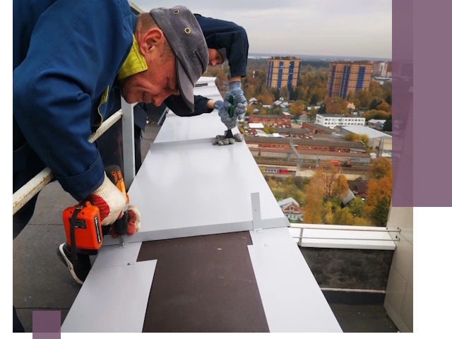 Монтаж парапетов в Сосногорске — установка прочных металлических ограждений