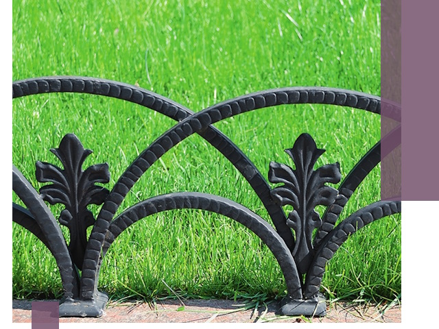 Декоративные металлические бордюры под ключ в Сосногорске