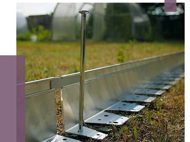 Металлические бордюры для газона в Сосногорске от 4333 руб. | ПРОЛЁТ-Сно