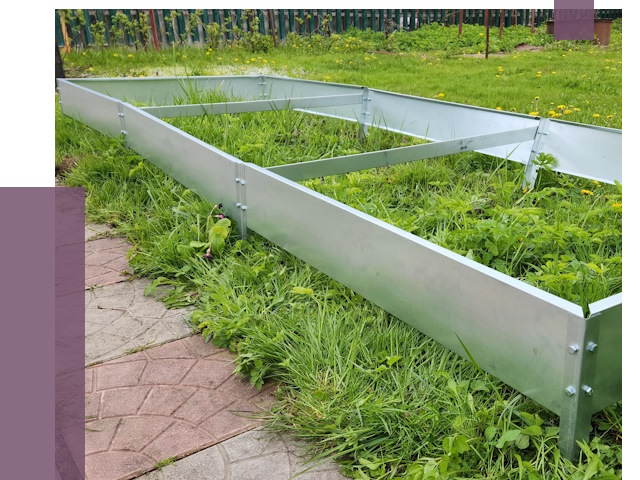 Металлические бордюры для грядок в Сосногорске от 1805 руб. 