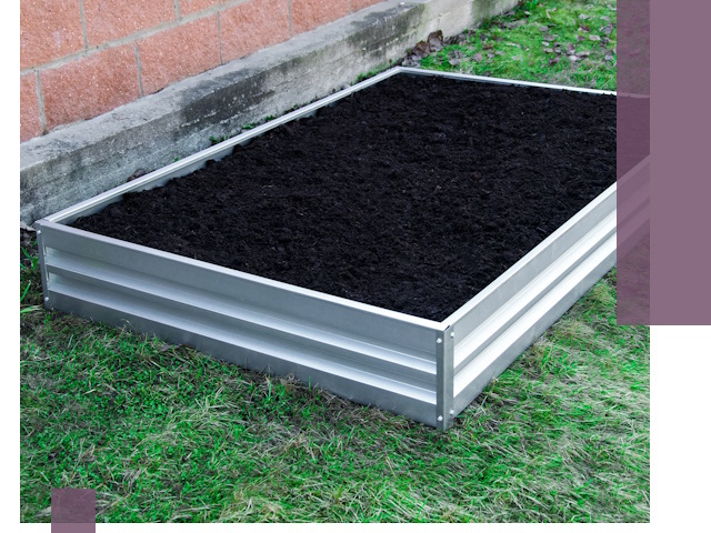 Металлические бордюры для грядок в Сосногорске: прочность и аккуратность