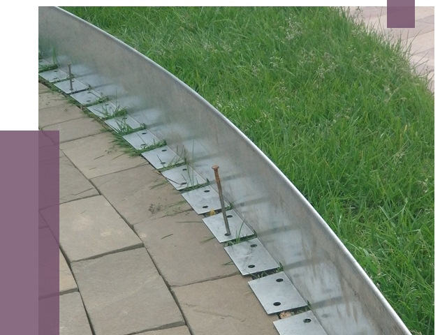 Металлические бордюры для тротуаров в Сосногорске от 8769 руб.