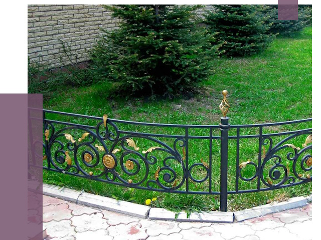 Кованые газонные ограждения в Сосногорске от 7685 руб. — ПРОЛЁТ-Сно